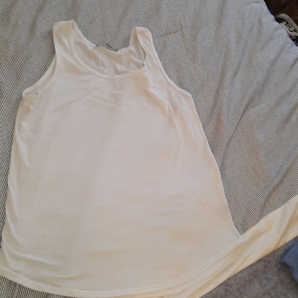White tank top